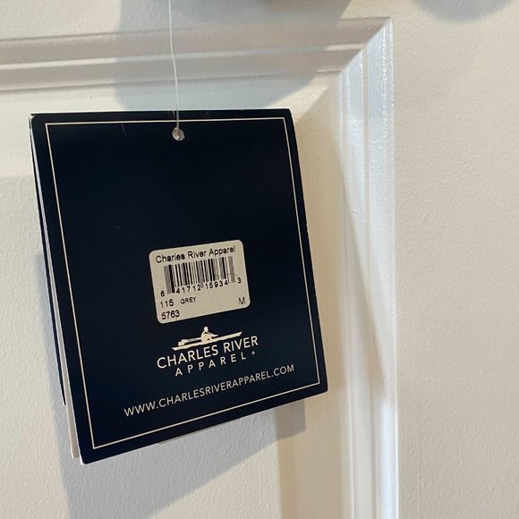 Wayfair / Charle's River Apparel Light Grey Performance Pullover - Size Medium - Picture 7 of 7